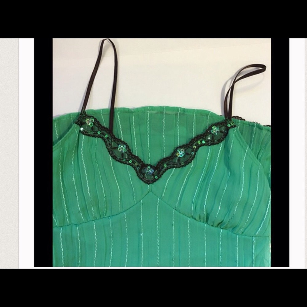 No Boundaries green brown camisole top - Picture 8 of 16